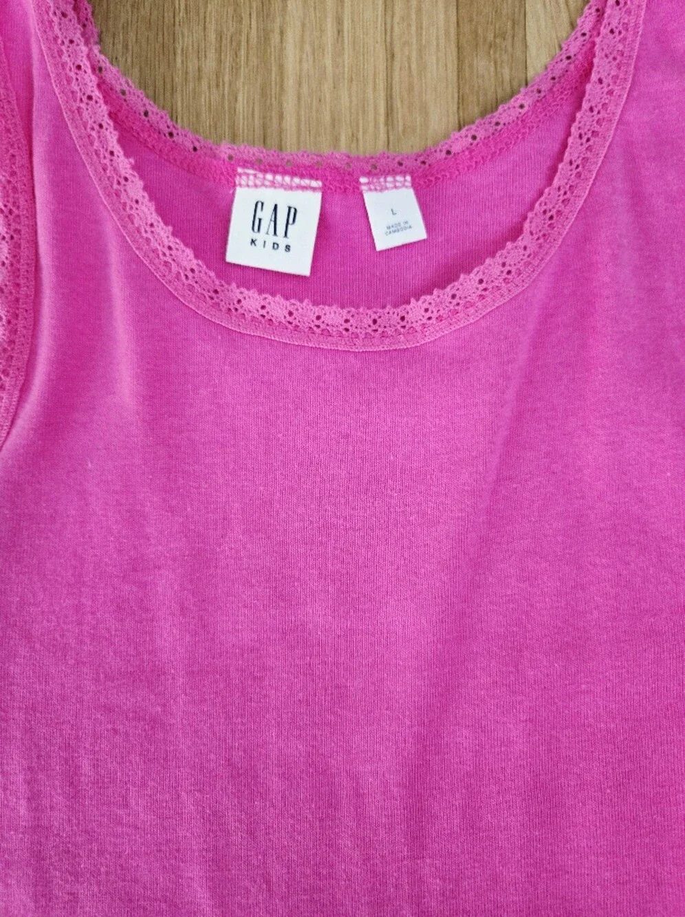 GAP Girls Bright Pink Tank Top